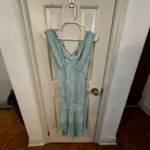 vintage robins egg blue y2k dreamy dress